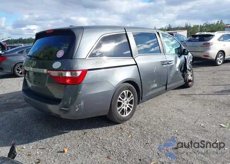 2011 Honda Odyssey Ex-L from USA, damaged, VIN 5FNRL5H63BB024107